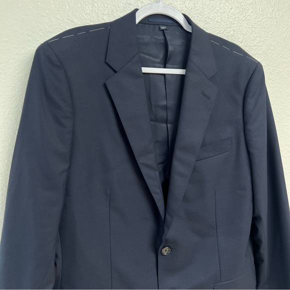 J. Crew Ludlow Slim-fit suit jacket in Italian wool in Navy Blue Size 42R - Picture 15 of 16